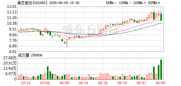 金盛网 美芝股份6月9日龙虎榜数据